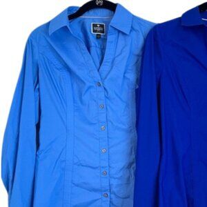 Express Essentials Women’s Button Down Shirt (multiple colors available)